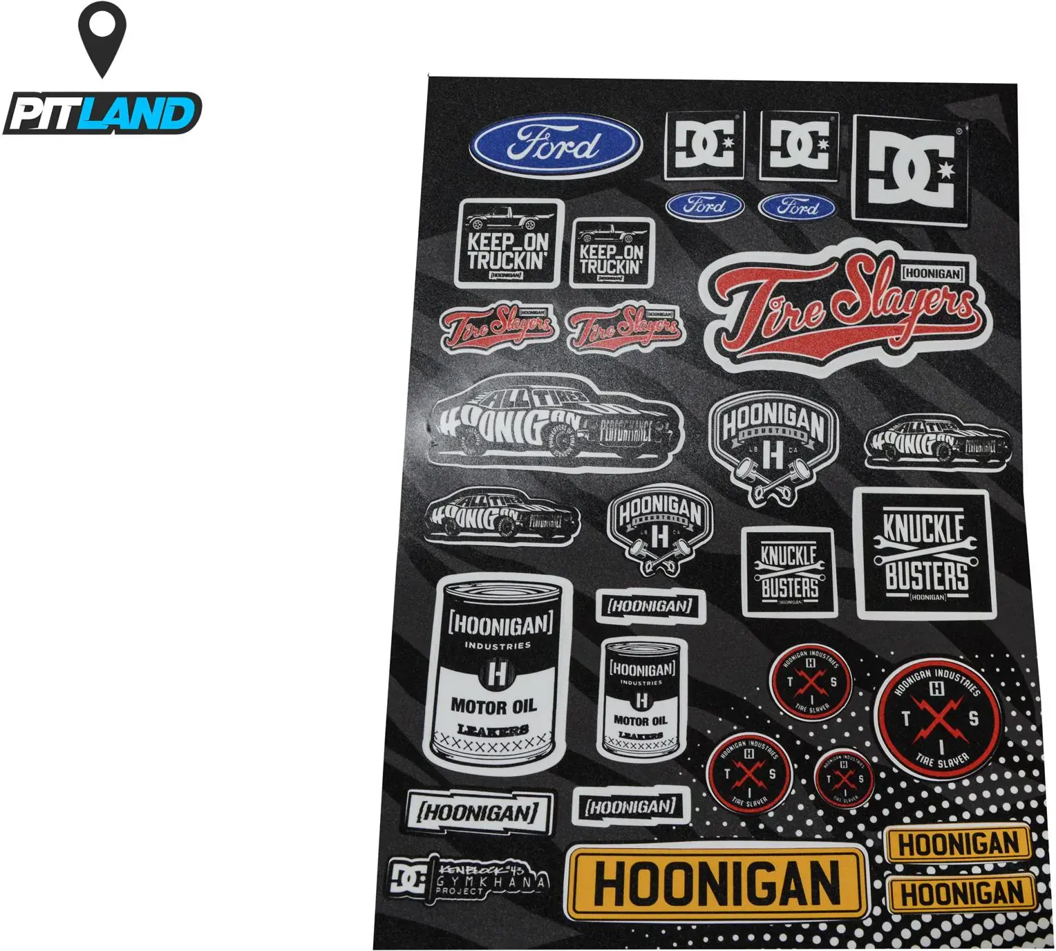 Наклейки Hoonigan DC A3 винил #8