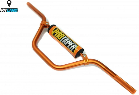 Руль алюминиевый высокий 7/8 (22мм) ProTaper EVO PitBike (740 x 190мм)-Оранжевый Руль алюминиевый высокий 7/8 (22мм) ProTaper EVO PitBike (740 x 190мм)-Оранжевый