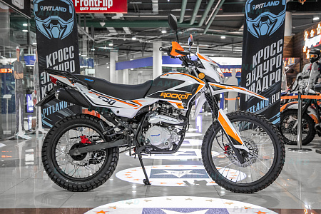 Мотоцикл эндуро Rockot (Рокот) ZR250 (белый/оранжевый, 21/18, ЭПТС) Мотоцикл эндуро Rockot (Рокот) ZR250 (белый/оранжевый, 21/18, ЭПТС)