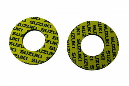 Смягчители грипсов (донаты) ACCEL 5 мм неопрен жёлтый Suzuki Смягчители грипсов (донаты) ACCEL 5 мм неопрен жёлтый Suzuki