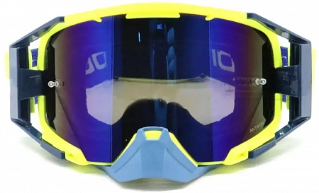 Кроссовые очки ROCKOT RM-391 (желтый-синий/синяя, REVO, Dual Lens, Anti-Scratch/Anti-Fog) Кроссовые очки ROCKOT RM-391 (желтый-синий/синяя, REVO, Dual Lens, Anti-Scratch/Anti-Fog)